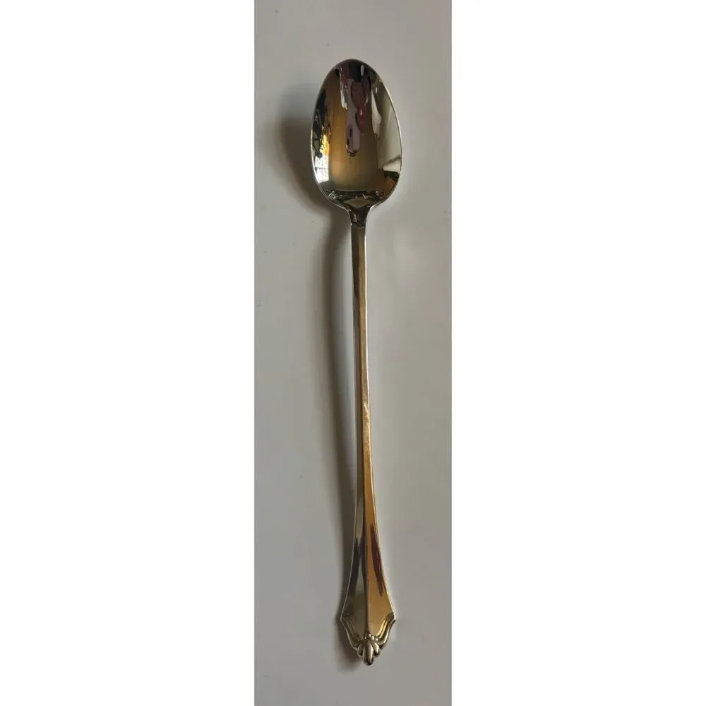 Rare~ Oneida Community Belcourt Silverplate Iced Tea Spoon ~ New